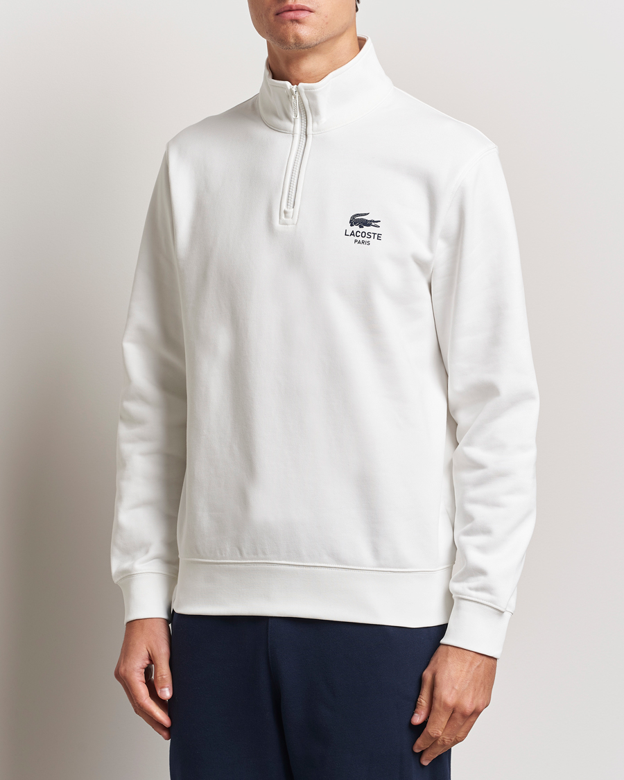 Uomini |  | Lacoste | Paris Half Zip Sweatshirt Flour