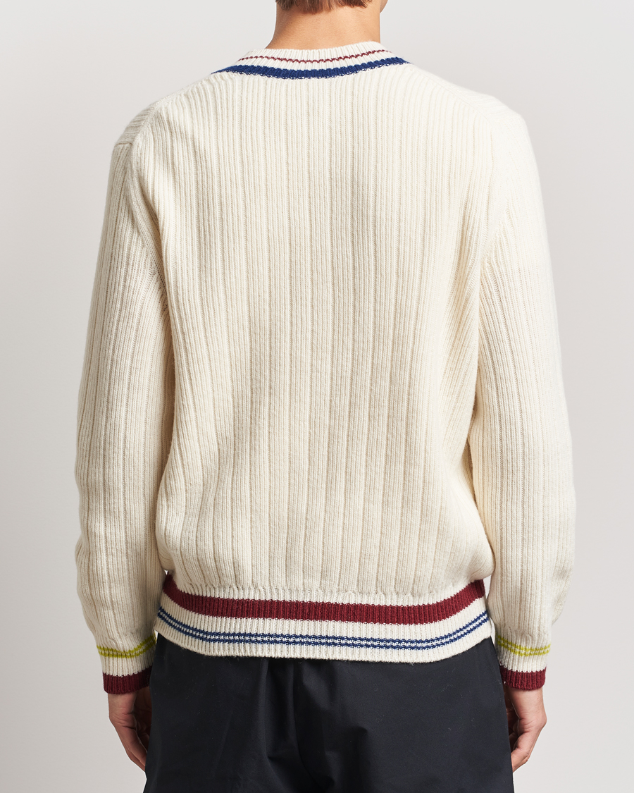 Uomini | Maglieria | Lacoste | Retro Tennis Wool V-Neck Lapland