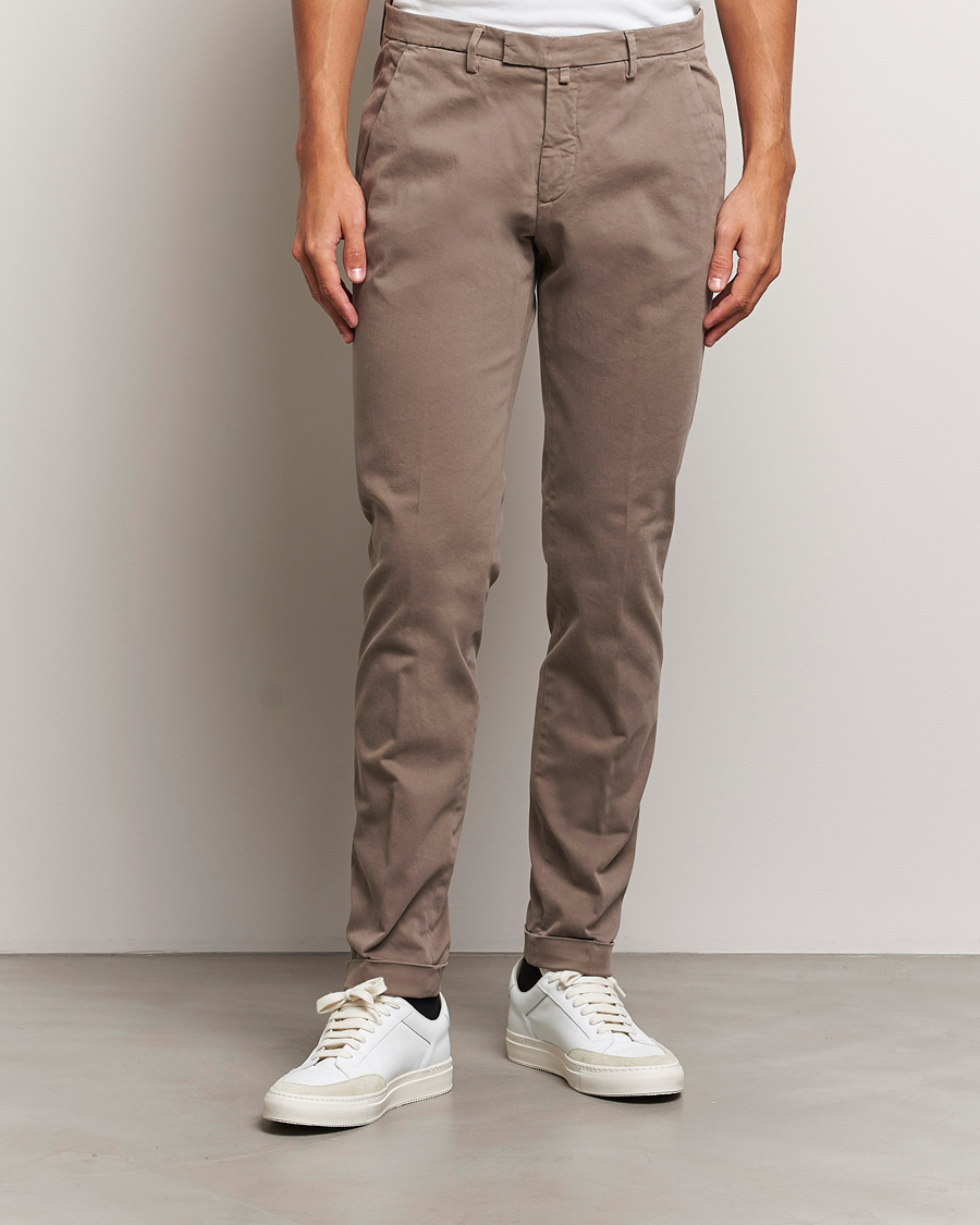 Uomini |  | Briglia 1949 | Slim Fit Cotton Stretch Chino Taupe