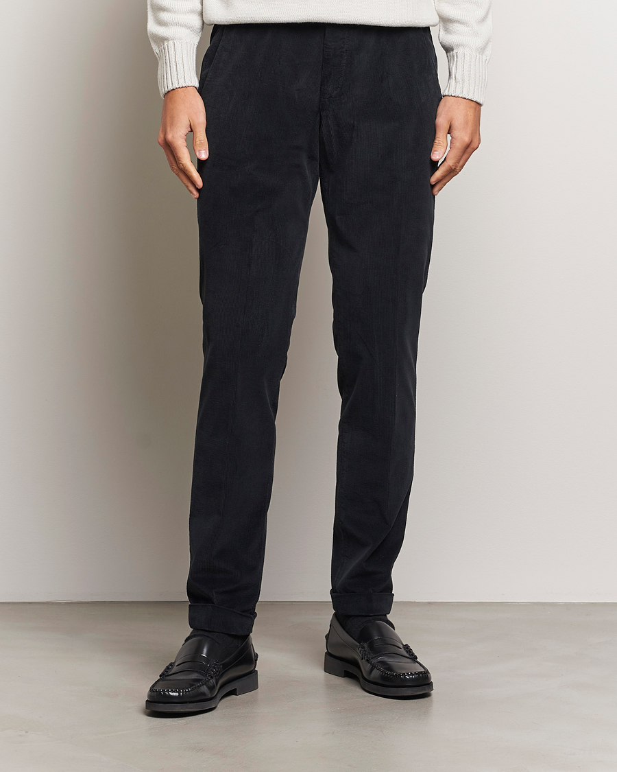 Uomini |  | Briglia 1949 | Slim Fit Corduroy Trousers Black