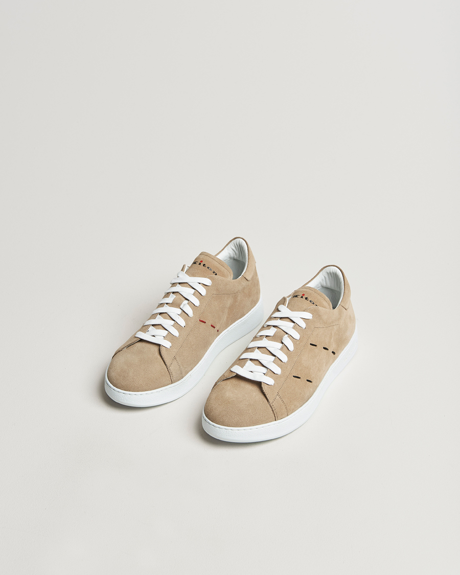 Uomini | Scarpe scamosciate | Kiton | Plain Sneakers Beige Suede