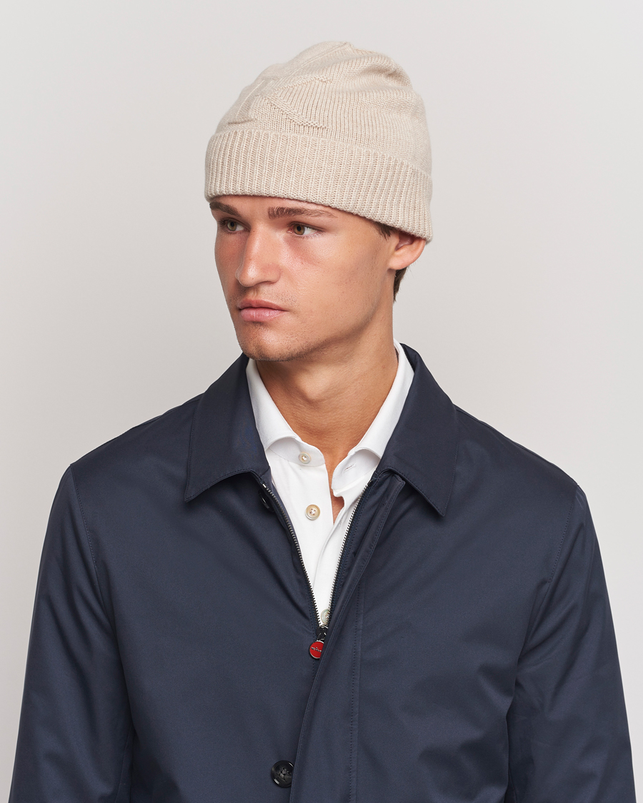 Uomini | Kiton | Kiton | Cashmere Beanie Beige