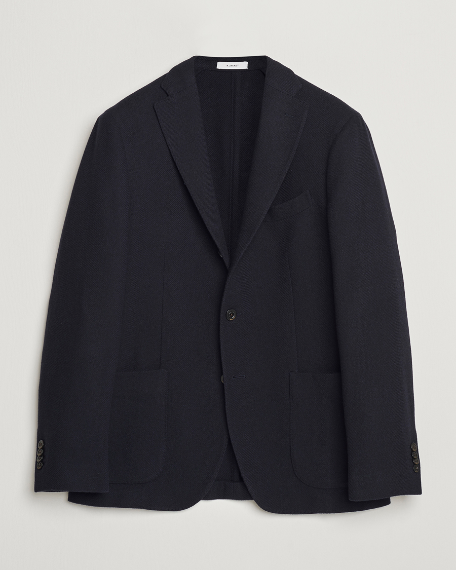 Uomini | Blazers | Boglioli | K Jacket Wool/Cashmere Blazer Navy