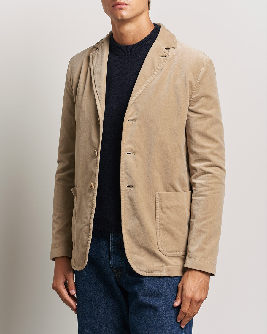 Uomini | Aspesi | Aspesi | Velvet Casual Jacket Beige