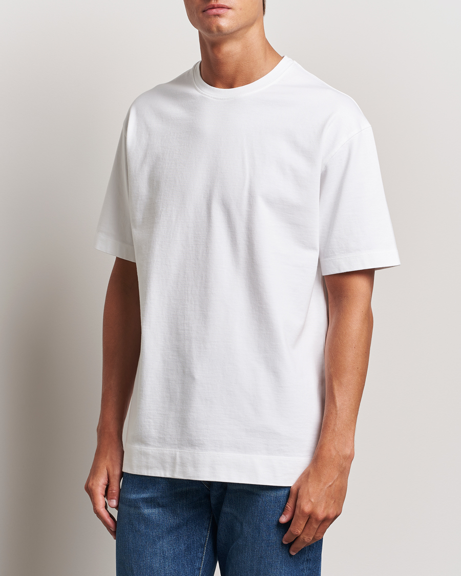 Uomini | Massimo Alba | Massimo Alba | Nevis Cotton T-Shirt White