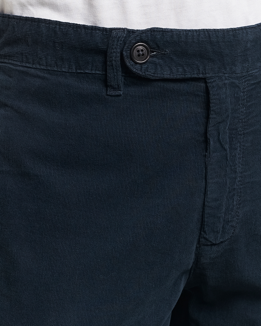 Uomini | Pantaloni | Massimo Alba | Baby Corduroy Trousers Navy
