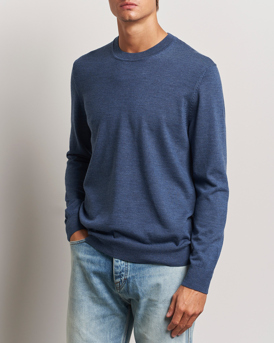 Uomini |  | NN07 | Ted Merino Crew Neck Pullover Bering Sea