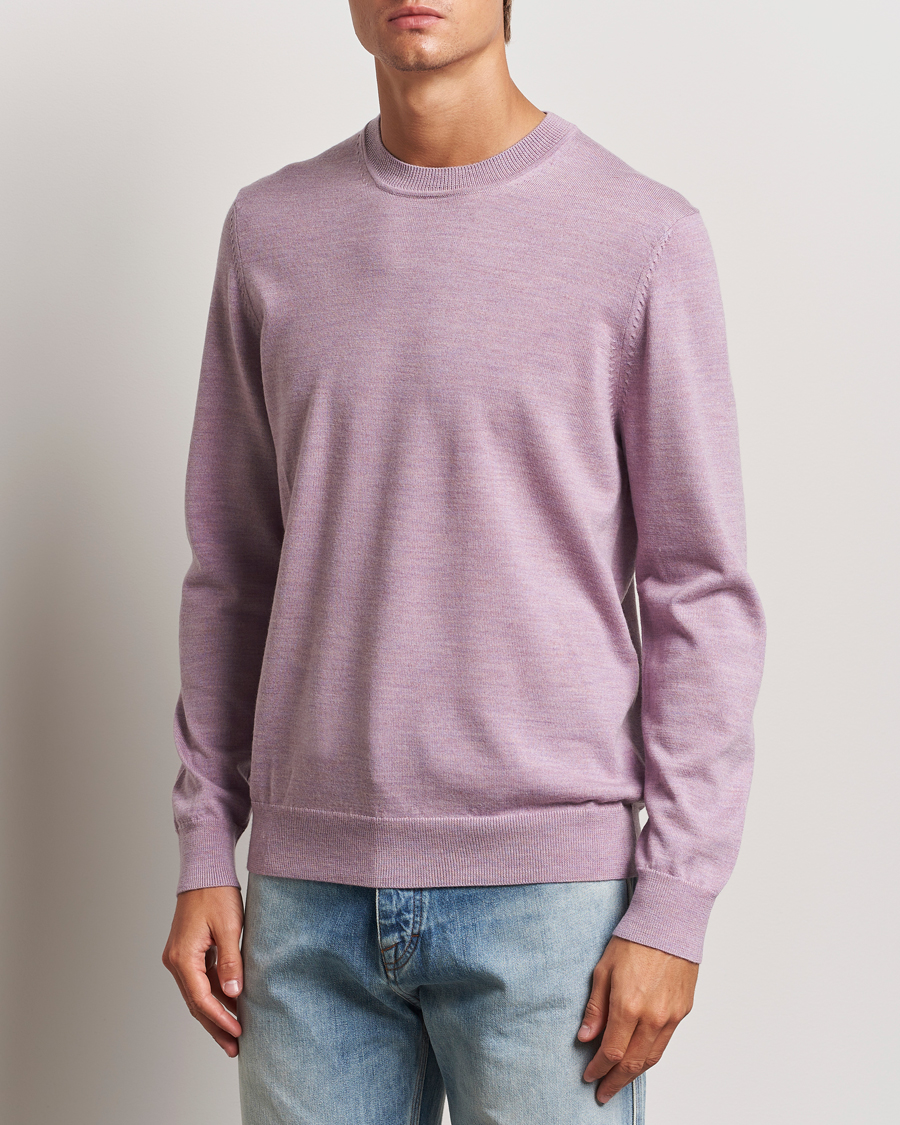 Uomini |  | NN07 | Ted Merino Crew Neck Pullover Grape Shake