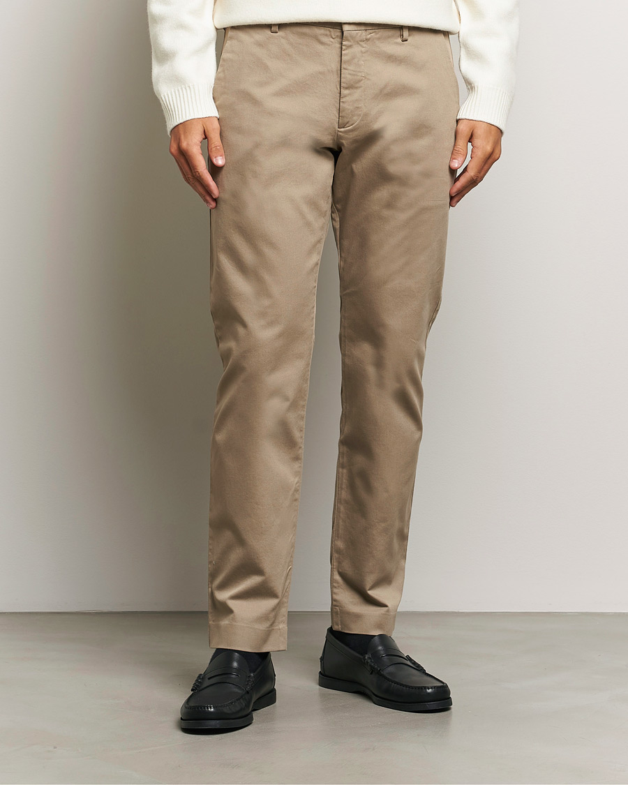 Uomini | Pantaloni | NN07 | Theo Regular Fit Stretch Chinos Timber Wolf