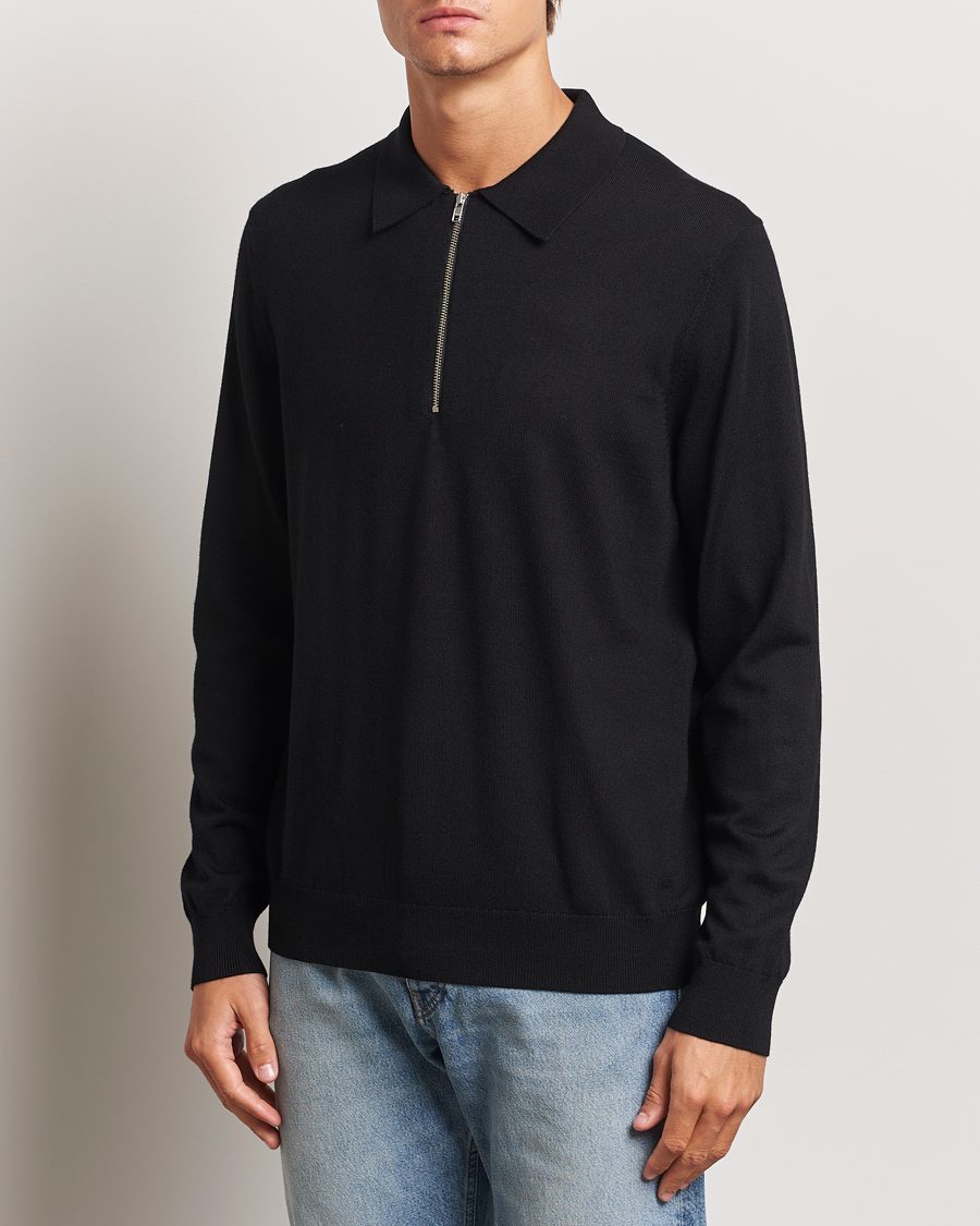 Uomini | Half-zip | NN07 | Sergio Half Zip Black