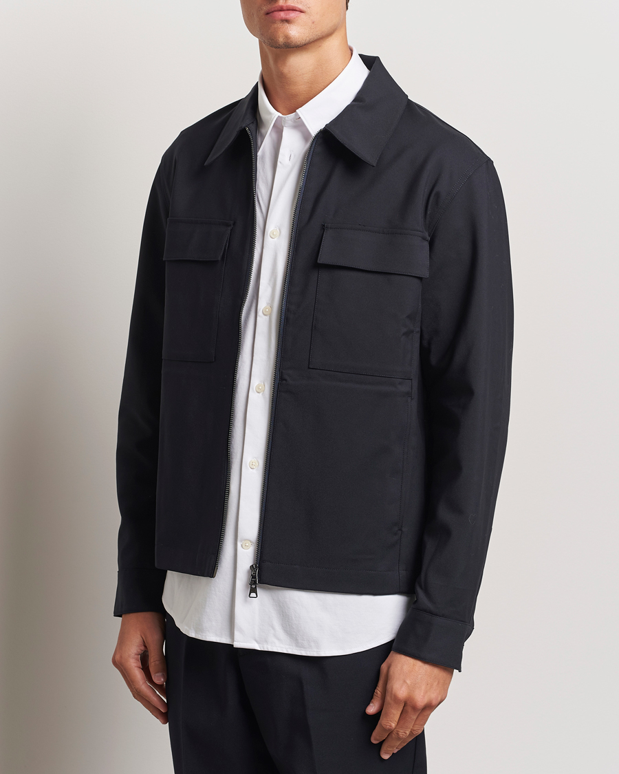 Uomini | Overshirts | NN07 | Alban Overshirt Navy Blue