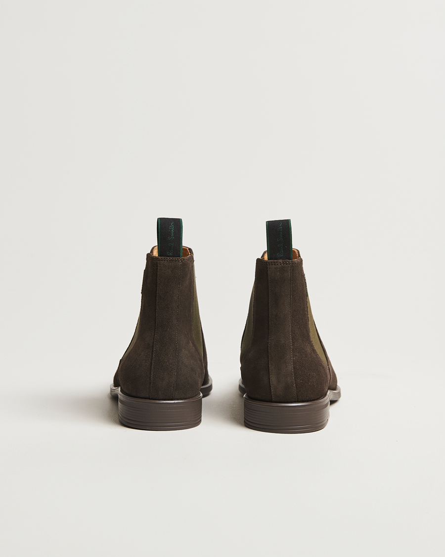 Uomini | PS Paul Smith Cedric Suede Chelsea Boot Dark Brown | PS Paul Smith | Cedric Suede Chelsea Boot Dark Brown