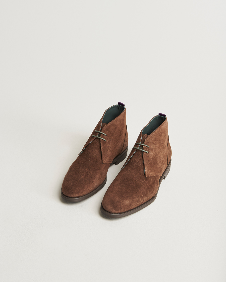 Uomini |  | PS Paul Smith | Drummond Suede Chukka Boot Dark Brown