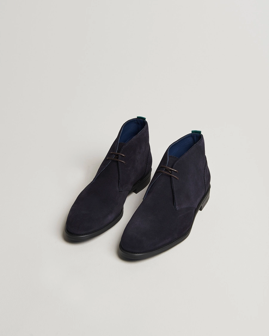 Uomini |  | PS Paul Smith | Drummond Suede Chukka Boot Navy