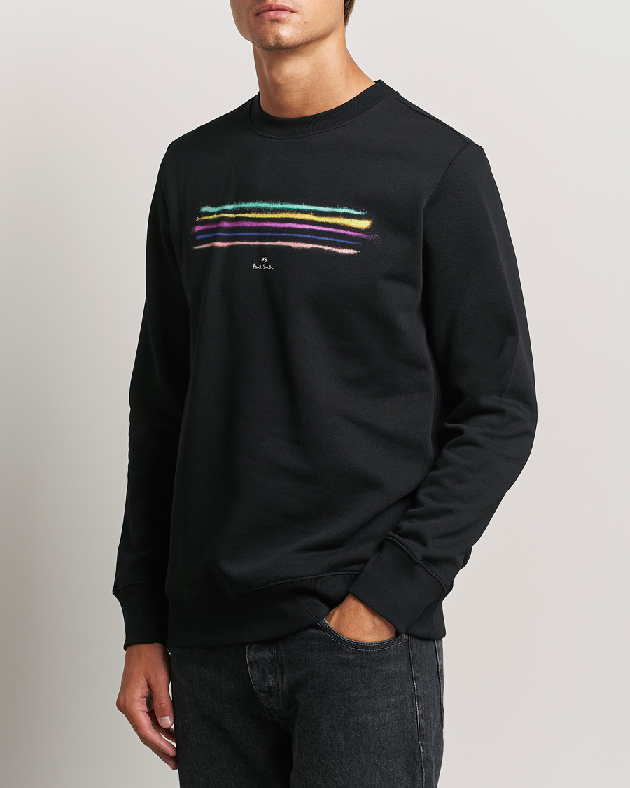 Uomini |  | PS Paul Smith | Zebra Crew Neck Sweatshirt Black