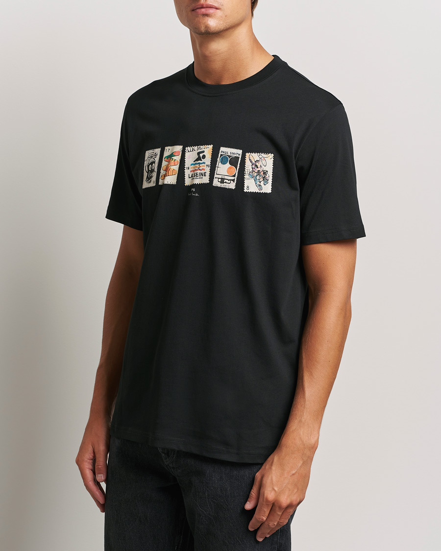 Uomini |  | PS Paul Smith | Stamps Crew Neck T-Shirt Black