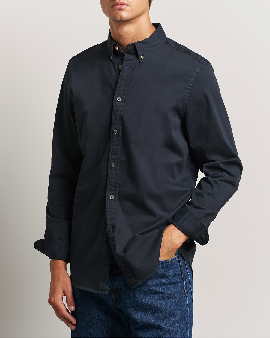 Uomini | Camicie | PS Paul Smith | Regular Fit Cotton Shirt Navy