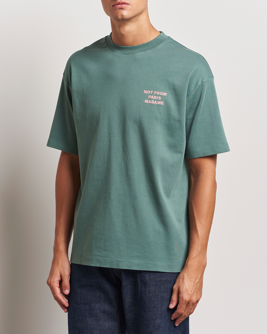 Uomini |  | Drôle de Monsieur | Slogan T-Shirt Dark Green