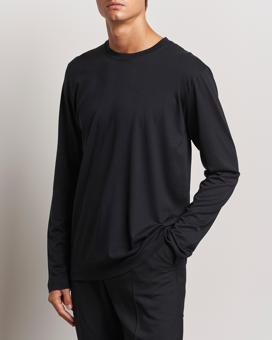 Uomini | CDLP | CDLP | Midweight Long Sleeve T-Shirt Black