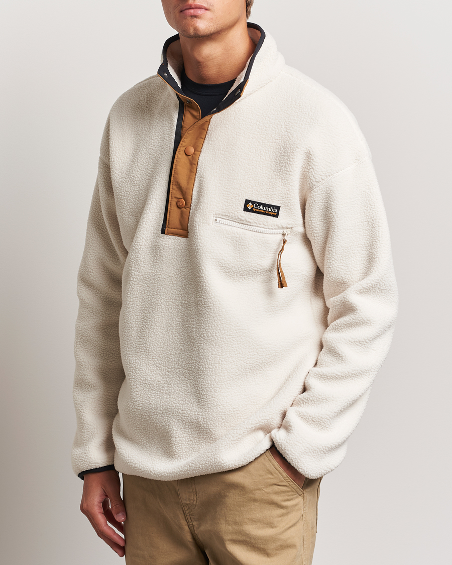 Uomini | American Heritage | Columbia | Helvetia Half Snap Fleece Chalk