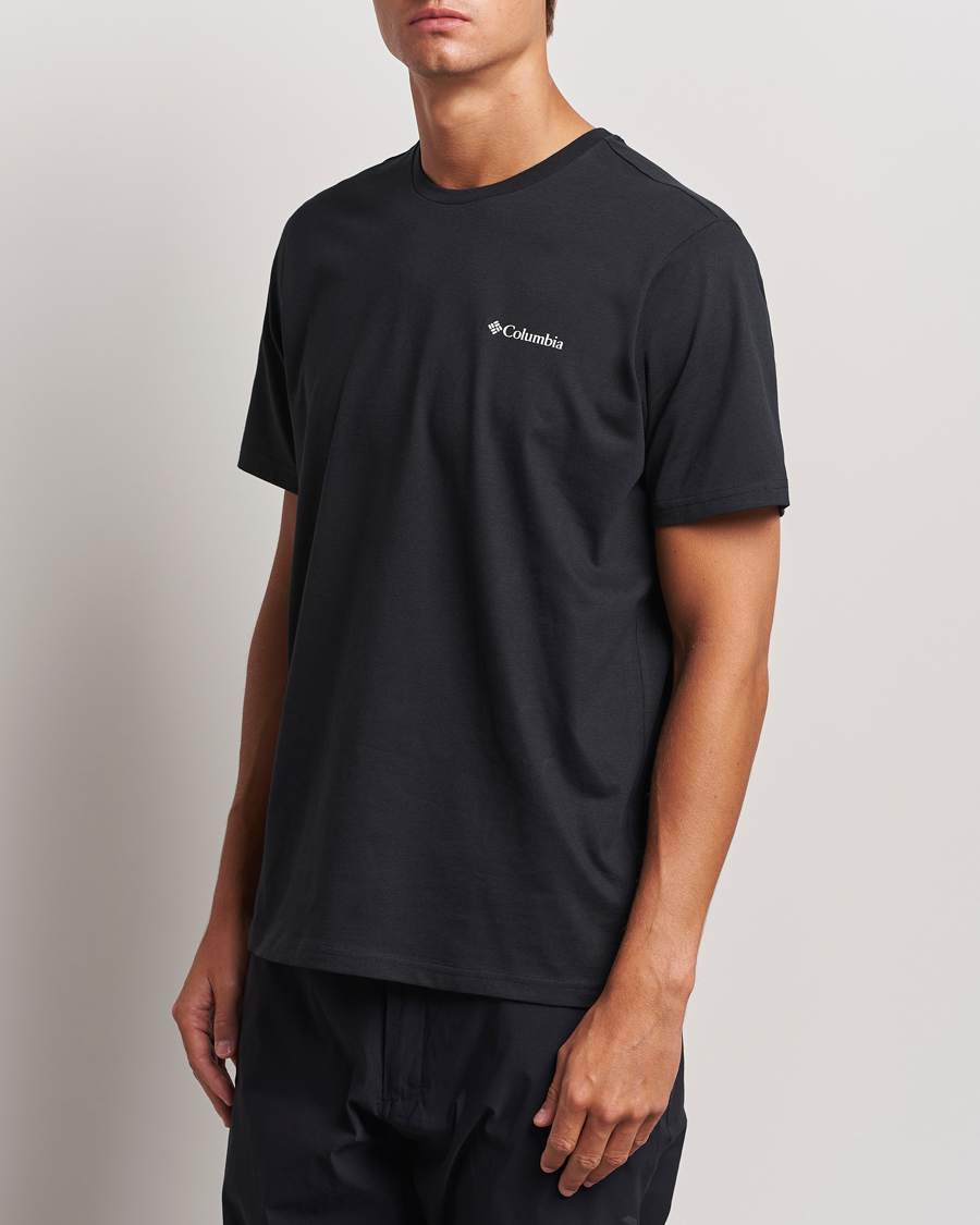 Uomini | Magliette nere | Columbia | Explorers Conyon Back T-Shirt Black