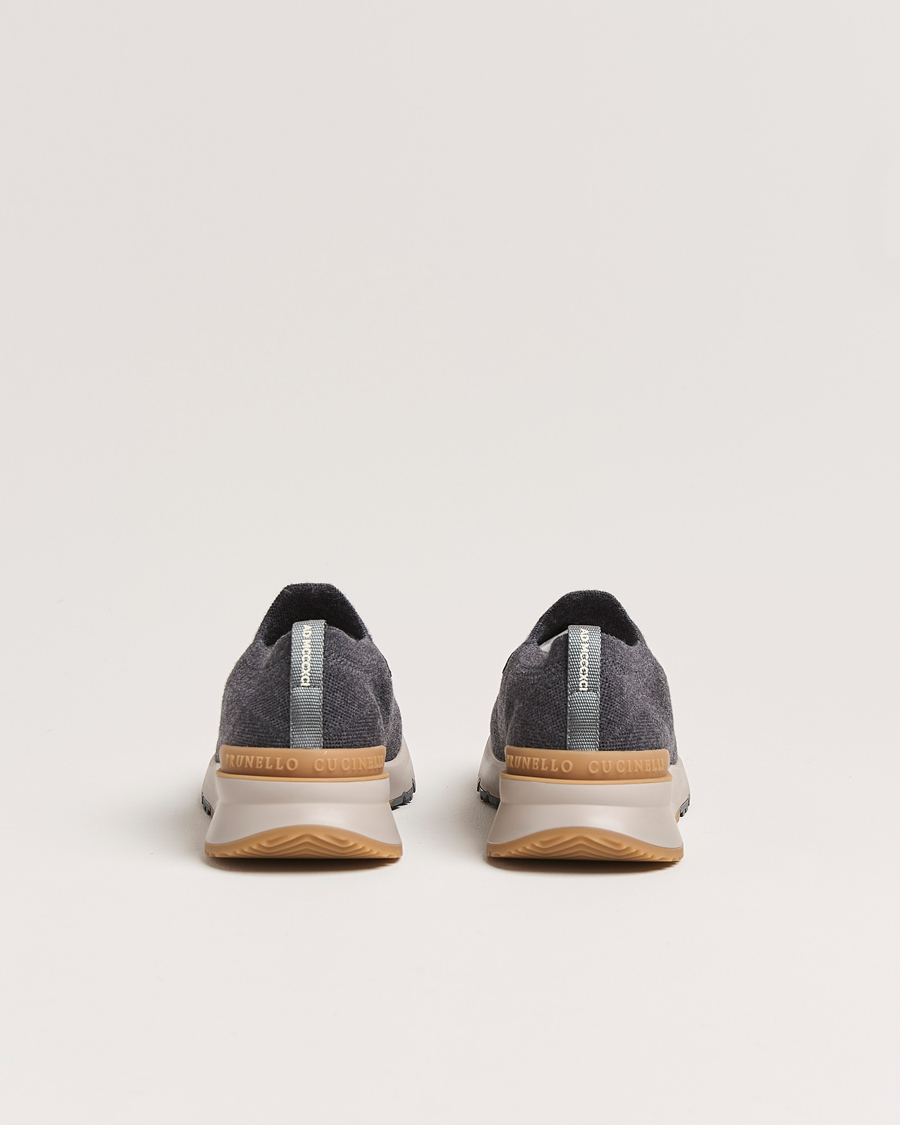 Uomini | Sneakers da running | Brunello Cucinelli | Flannel Running Sneakers Antracite