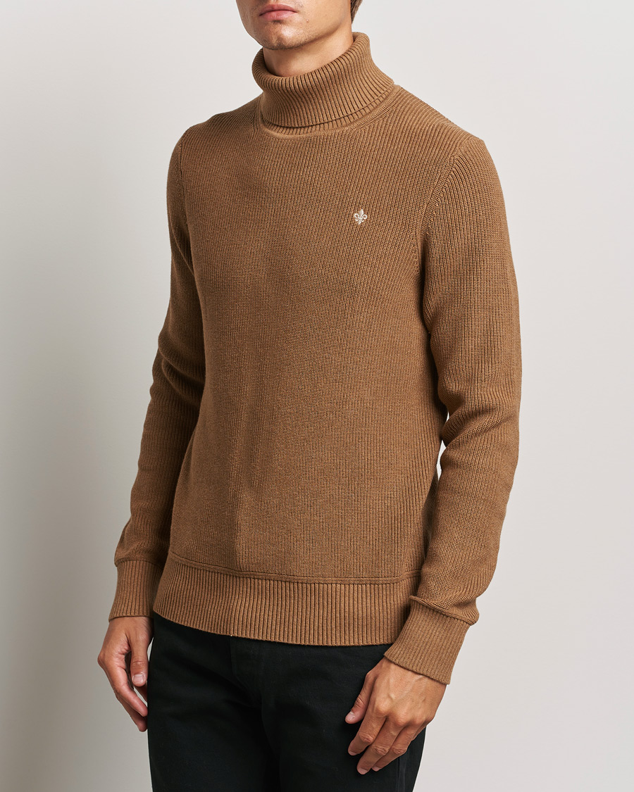 Uomini | Preppy Authentic | Morris | Bernard Cotton Rollneck Camel