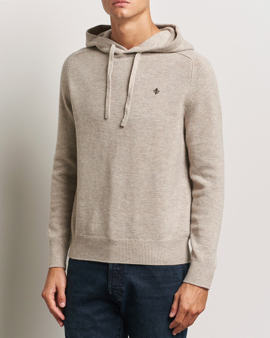 Uomini | Morris | Morris | Hertford Merino Hoodie Khaki