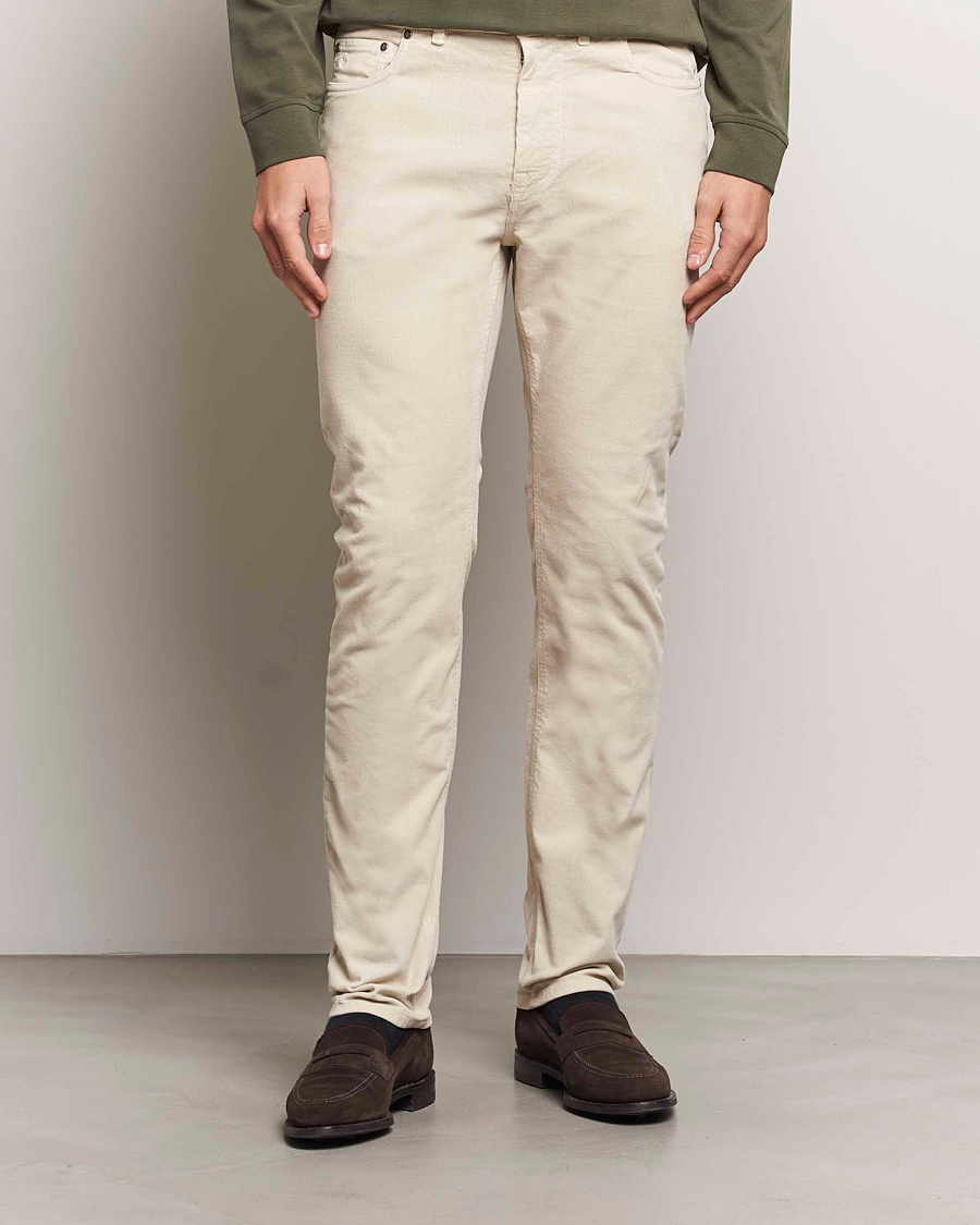 Uomini |  | Morris | James Corduroy 5-Pocket Pant Off White