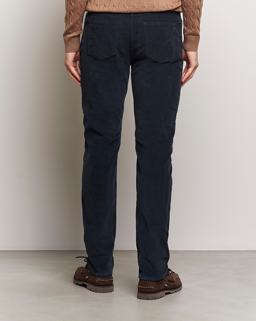 Uomini | Pantaloni | Morris | James Corduroy 5-Pocket Pant Navy