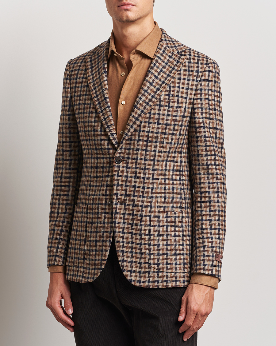 Uomini |  | Morris Heritage | Wool Tweed Blazer Navy