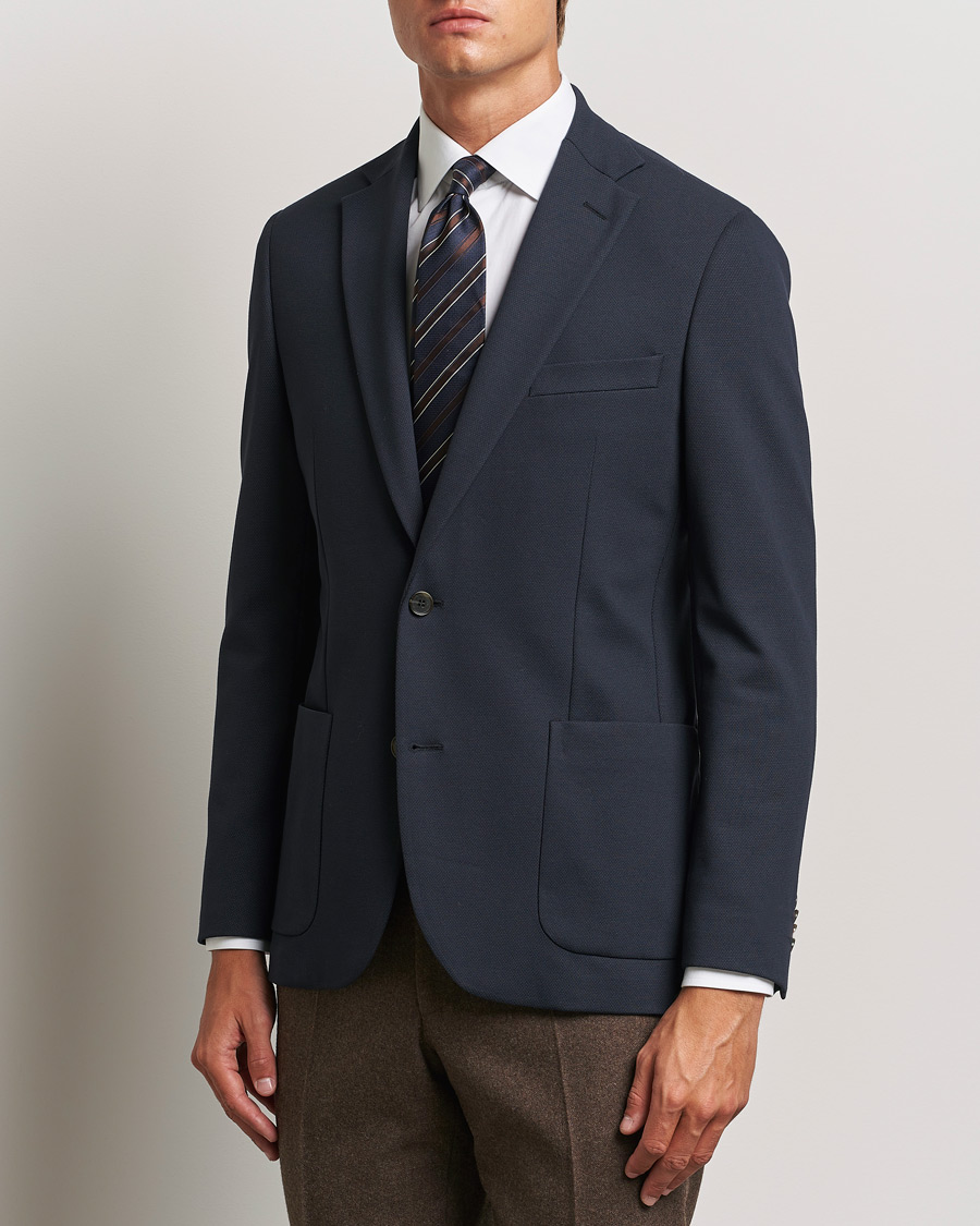 Uomini | Abbigliamento | Morris Heritage | Soft Jersey Blazer Navy