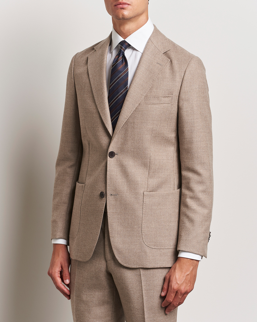 Uomini | Business casual | Morris Heritage | Prestige Flannel Blazer Khaki