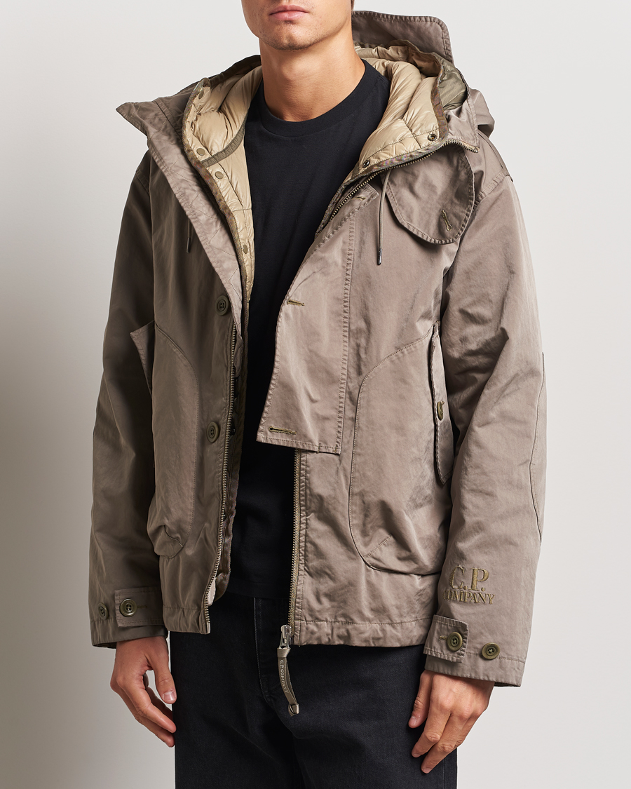 Uomini |  | C.P. Company | Micro Kei Padded Jacket Dark Taupe