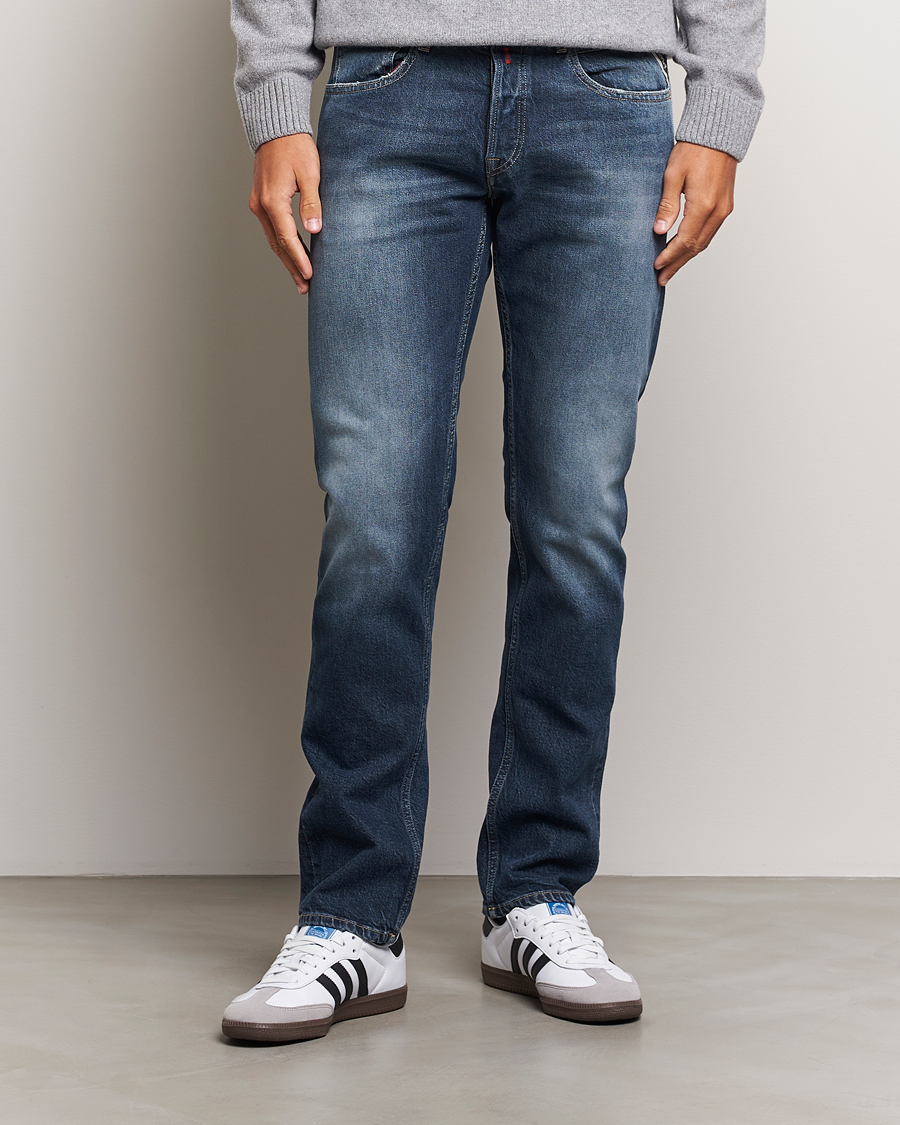 Uomini | Slim fit | Replay | Grover Original Jeans Medium Blue