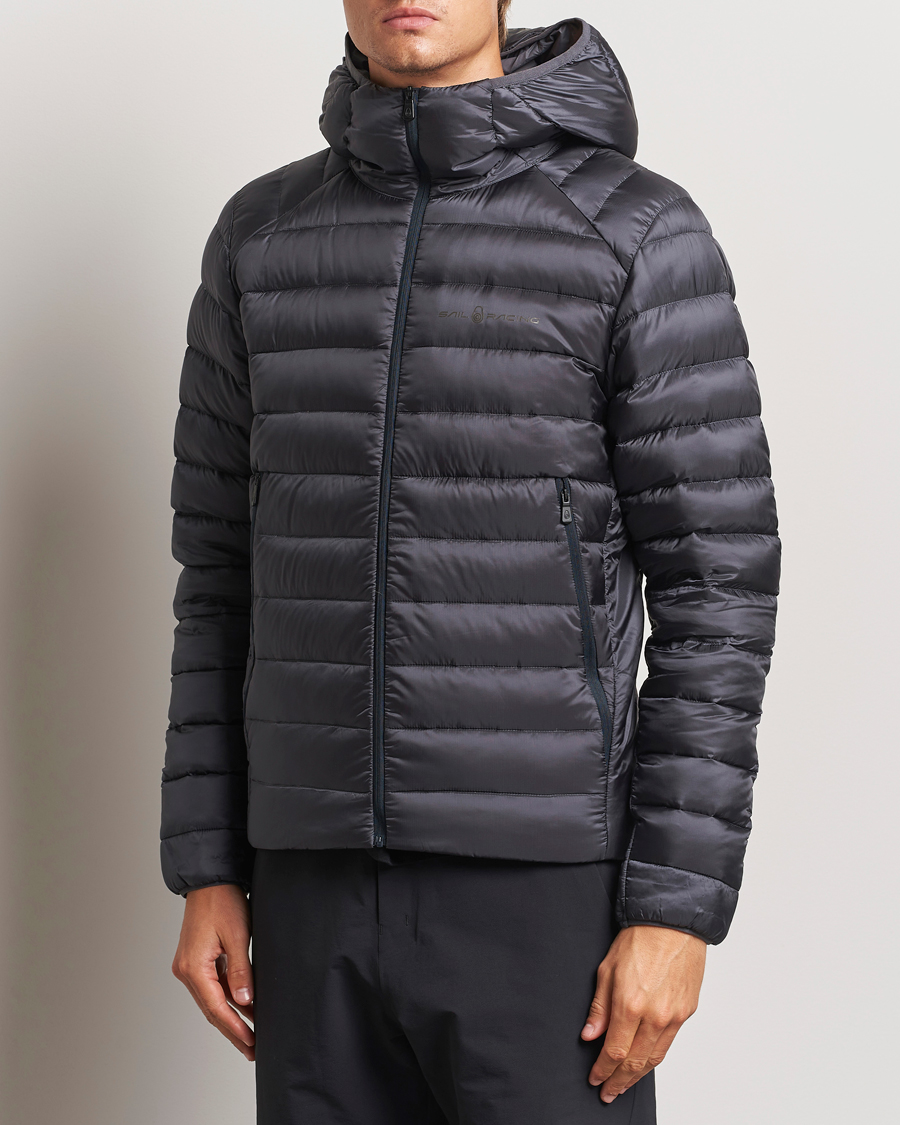 Uomini | Giacche in piumino leggero | Sail Racing | Spray Down Hooded Jacket Dark Steel Blue