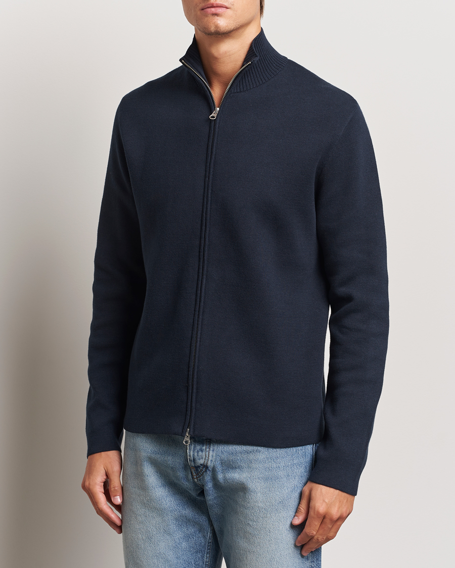 Uomini | Full-zip | Samsøe Samsøe | Niklas Full Zip Salute Navy