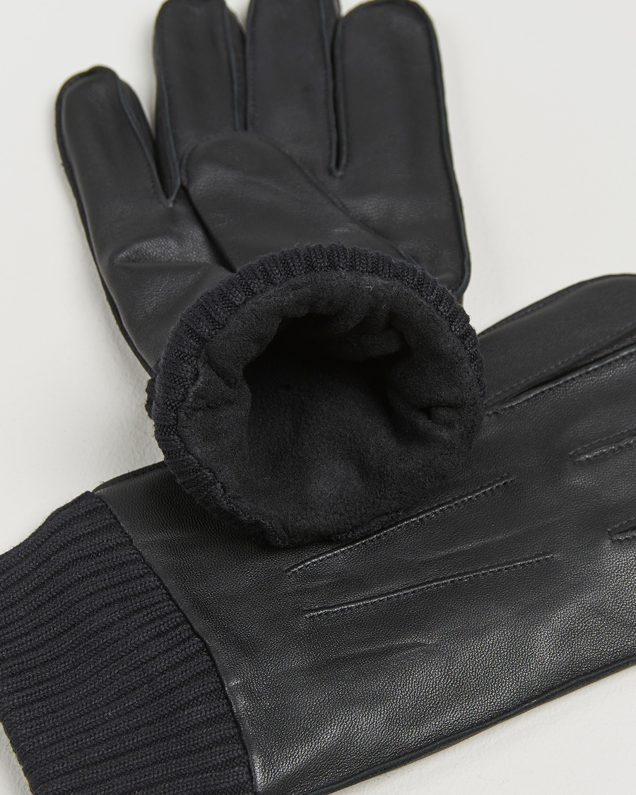 Uomini |  | Samsøe Samsøe | Hackney Leather Glove Black