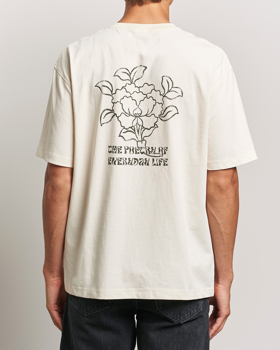 Uomini |  | Samsøe Samsøe | Poetry Printed T-Shirt Neutral Lotus