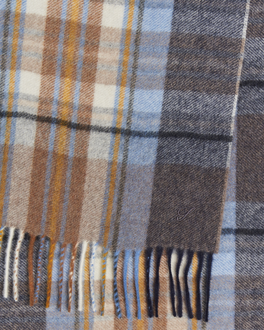 Uomini |  | Stenströms | Wool/Cashmere Checked Scarf Multi