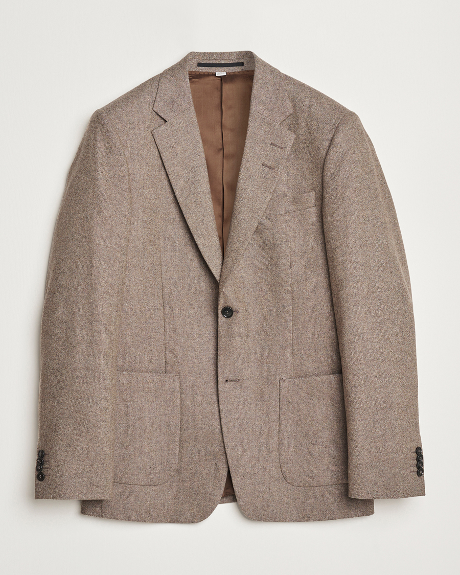 Uomini | Blazers | Tiger of Sweden | Justin Brushed Wool Blazer Burlywood