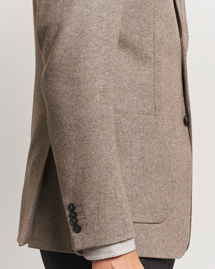 Uomini | Blazers | Tiger of Sweden | Justin Brushed Wool Blazer Burlywood