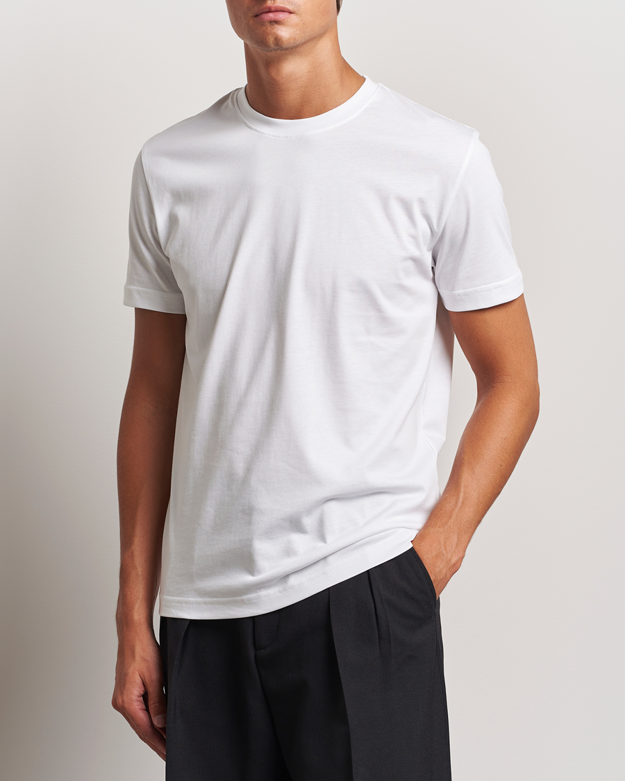 Uomini | T-shirt | Tiger of Sweden | Dillan Crew Neck T-Shirt Pure White