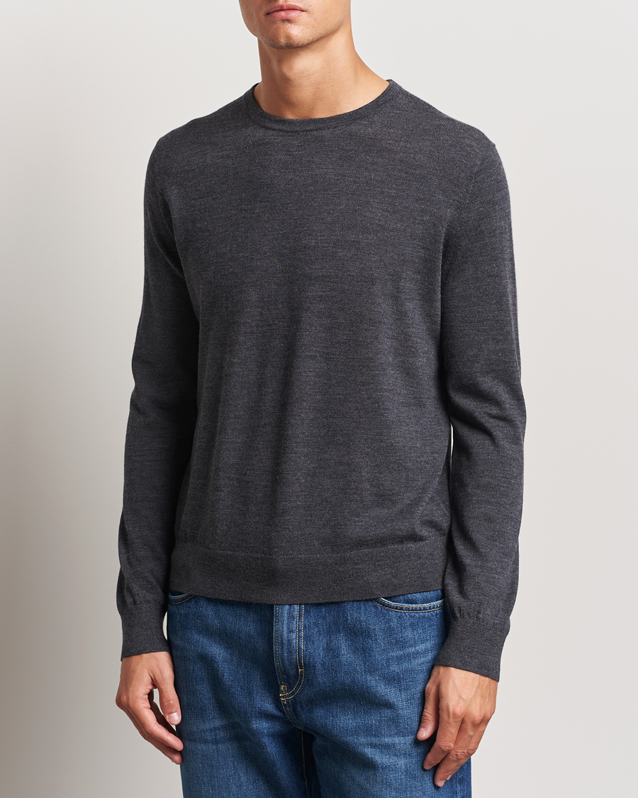 Uomini |  | Tiger of Sweden | Connor Crew Neck Pullover Grey Street