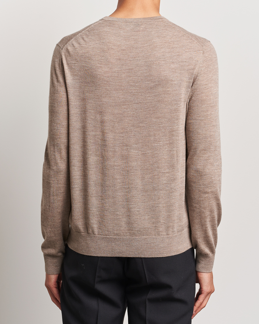 Uomini | Maglieria | Tiger of Sweden | Connor Crew Neck Pullover Beige Melange
