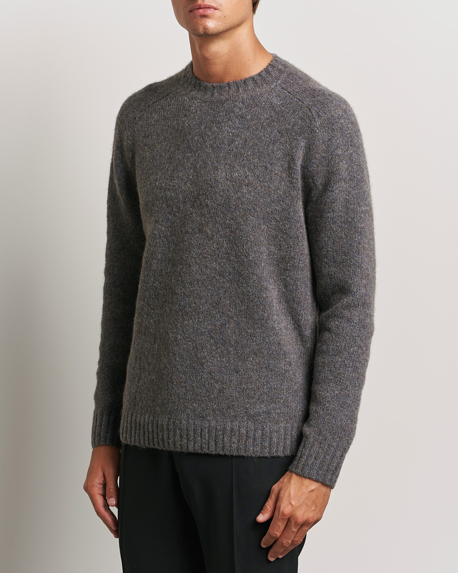 Uomini | Maglioni a maglia | Tiger of Sweden | Adryan Yak/Alpaca Knitted Sweater Movie Grey