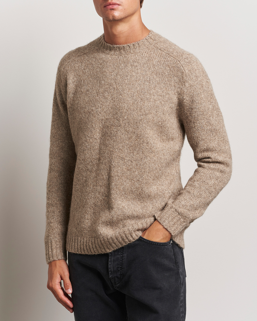 Uomini | Maglioni a maglia | Tiger of Sweden | Adryan Yak/Alpaca Knitted Sweater Dirt Tape