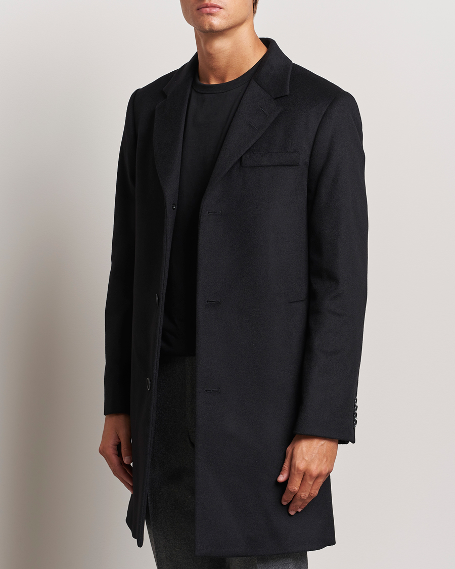 Uomini | Abbigliamento | Tiger of Sweden | Finnan Wool/Cashmere Coat Black