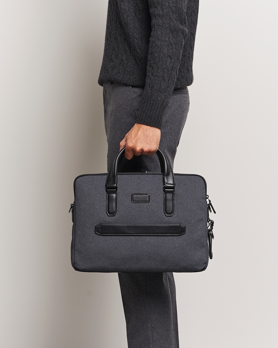 Uomini | Valigette | TUMI | Harrison Sycamore Slim Briefcase Dark Charcoal