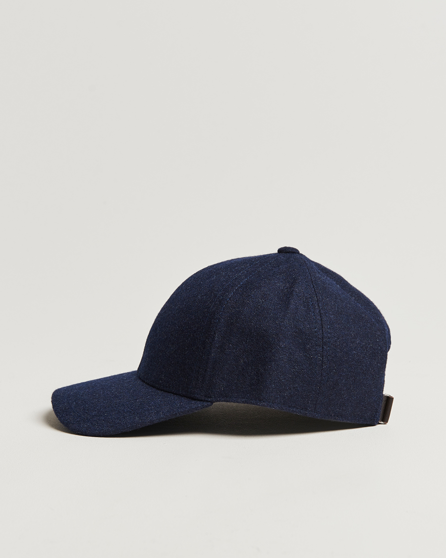 Uomini |  | Varsity Headwear | Cashmere Baseball Cap Royal Blue